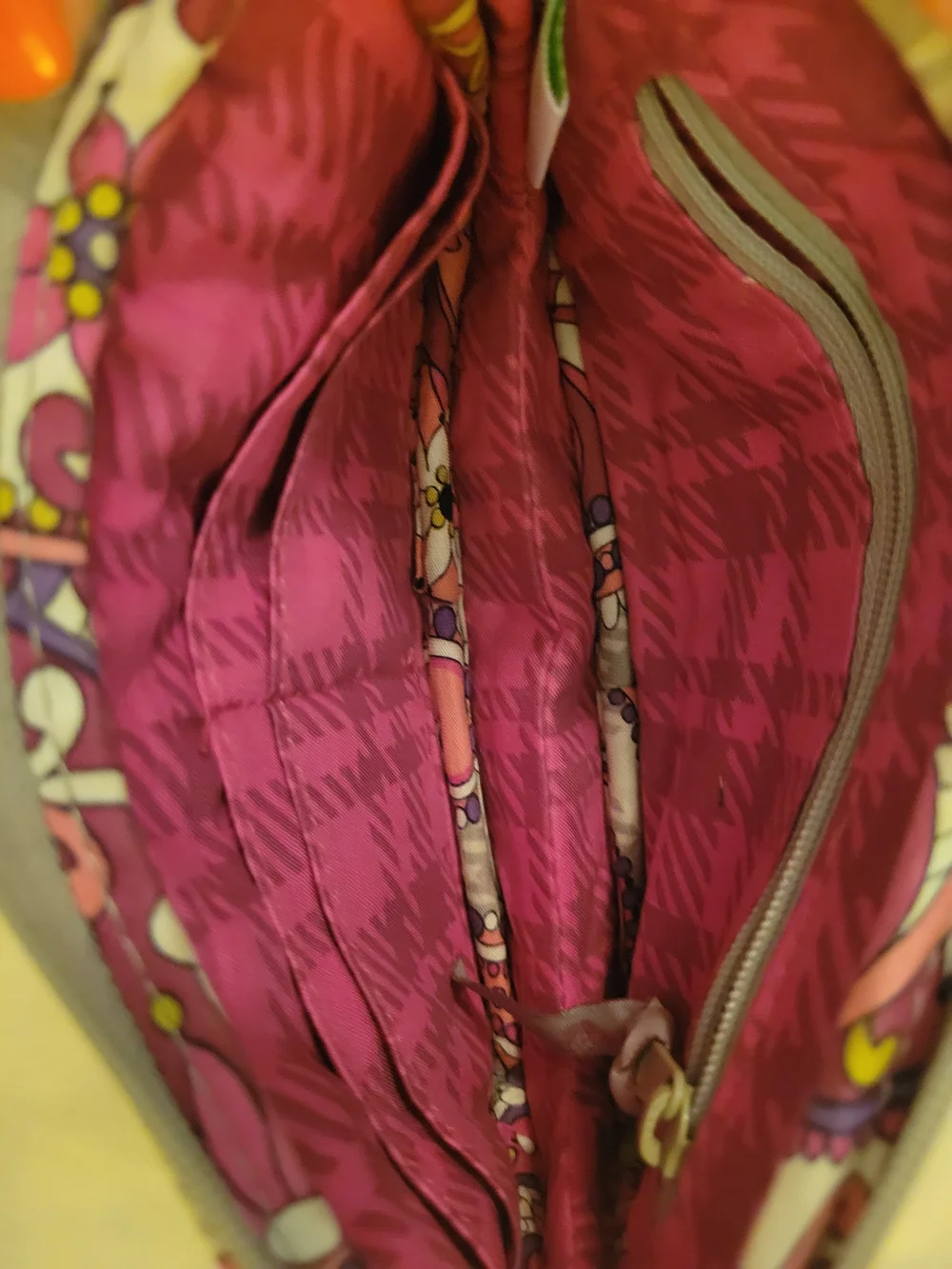 Vera Bradley Wristlet Clutch in Pink Floral Paisley